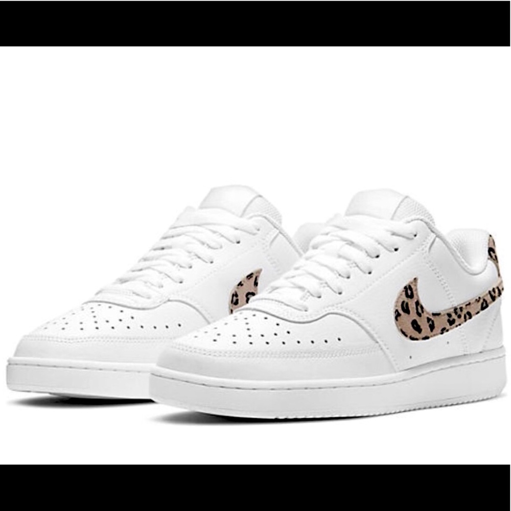 Nike Court Vision Low Leopard Print, Women's 7.0